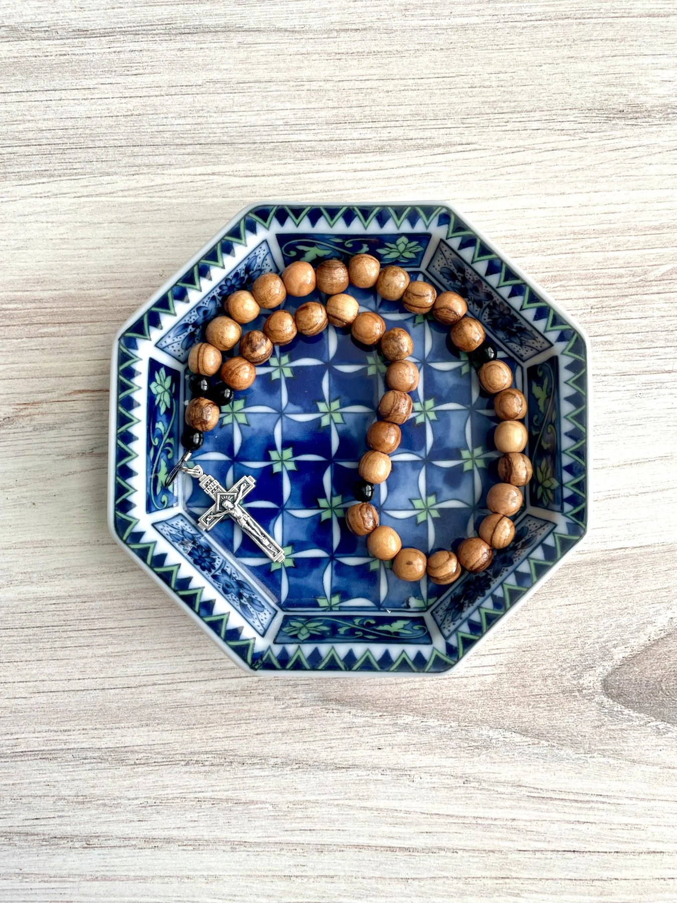 Sacred Heart Rosary in White | Covenant Co.